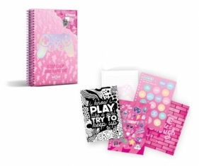 Notatnik A5 Gamer Valentina zapachowy z naklejkami