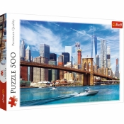 Puzzle 500: Widok na Nowy Jork (37331) (Zgnieciony kartonik)