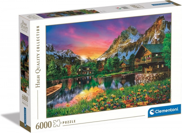Puzzle 6000 elementów Alpejskie jezioro (36531)