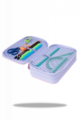 Coolpack, Piórnik potrójny z wyposażeniem Jumper 3 Hello Kitty - Pink 1 (F067025)