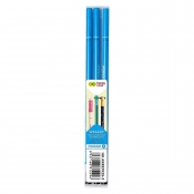 Wkład do długopisu wymazywalnego Happy Color 0,5 mm - niebieski, 3 szt