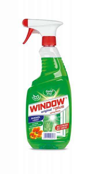 Window Plus, płyn do mycia szyb z octem - 750 ml