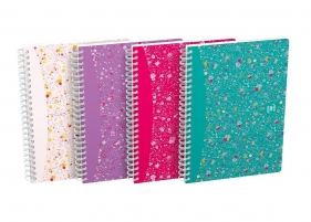 Kołobrulion Oxford Floral A5 60 kartek kratka