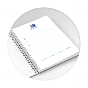 Kołozeszyt Oxford Floral A5/60k kratka, 1 szt