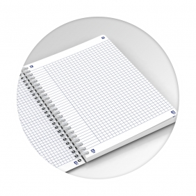 Kołozeszyt Oxford Floral A5/60k kratka, 1 szt