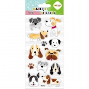 Naklejki 3D Fancy - Doodle Dogs, 90x210 mm, Happy Color