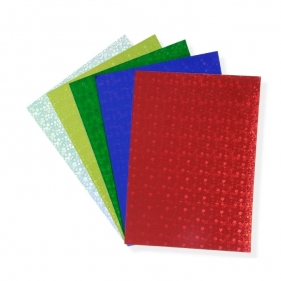 Tektura A4 gładka hologramowa 5 kolorów