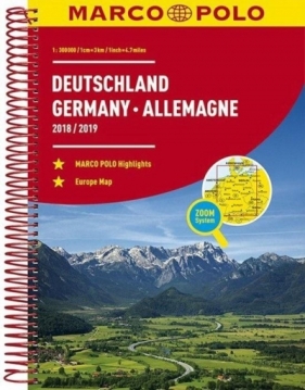 Atlas ZOOM System. Niemcy 1:300 000 MARCO POLO - Praca zbiorowa