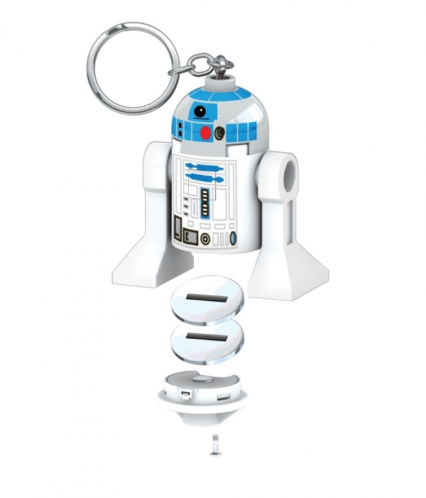 LEGO, Brelok do kluczy z latarką: Star Wars - R2D2 (LGL-KE21)