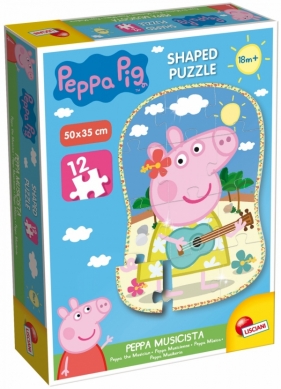 Puzzle kształtne Peppa i muzyka - 12 elementów (304-68319)