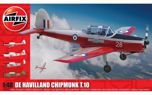 Model plastikowy De Havilland Chipmunk T.10 1/48 (04105)