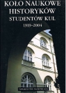 Koło Naukowe Historyków Studentów KUL (1919-2004) Ziółek Ewa