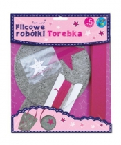 Filcowe Robótki - Torebka okrągła Stars STnux (3320)