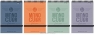  Kołonotes A6/96K kratka Monocolor mix