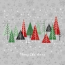 Serwetki Inspiration Winter Flakes Snowy Forest grey SDL059253