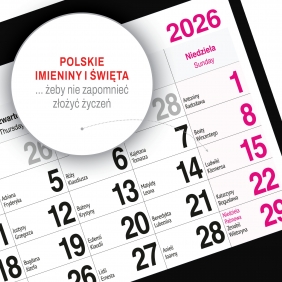Kalendarz trójdzielny mały - Góry