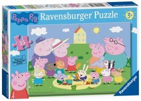 Ravensburger, Puzzle 35: Świnka Peppa - Piknik (086320)