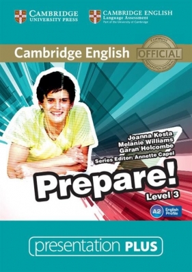 Cambridge English Prepare! 3 Presentation Plus DVD - Joanna Kosta, Melanie Williams, Garan Holcombe