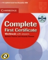 Complete First Certificate workbook with CD Thomas Barbara, Thomas Amanda