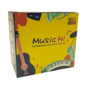 Zestaw do karaoke - Głośnik i mikrofon ze światełkiem LED, 1 szt. (128320)