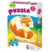 Pierwsze Puzzle 6 zwierzątek (0321)