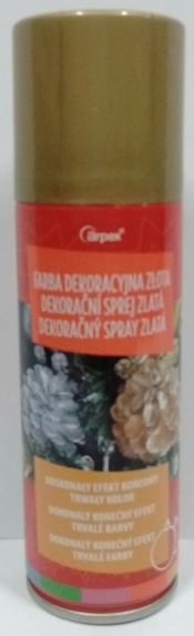 Spray dekoracyjny złoty