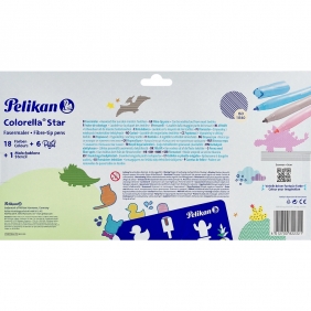Flamastry Pelikan Colorella, 24 kolory