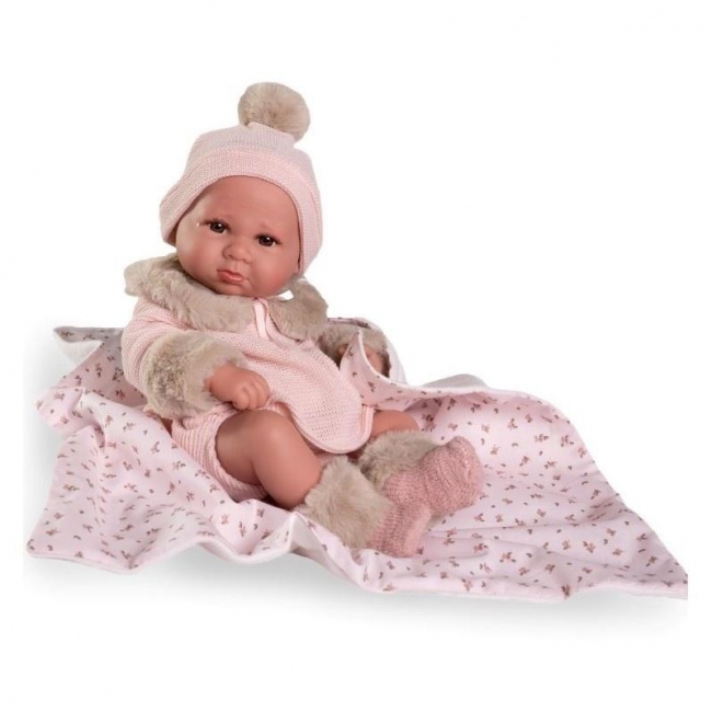 <img src='https://webimage.pl/pics/321/4/d8435083654321.jpg' style='height:440px' /> Lalka Luca z kocykiem 42cm