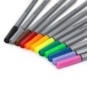 Cienkopisy 12 kolorów KIDEA