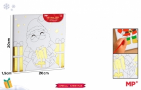 Płótno do malowania złocone - prezenty 20x20cm