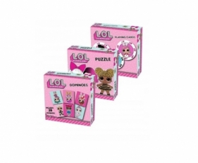 LOL karty + puzzle + domino (Uszkodzone opakowanie)