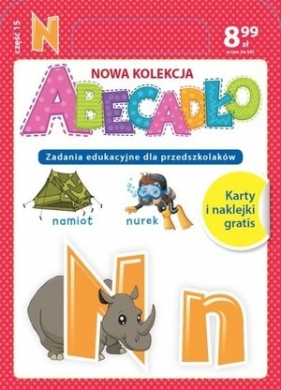 ABECADŁO Zadania edukacyjne dla przedszkolaków - literka N. Część 15 - Dorota Skwark