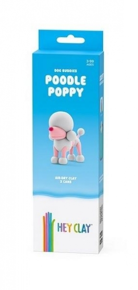 Hey Clay - Figurka Psi Przyjaciele Pudel 3-pak