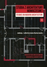 Studia z Architektury Nowoczesnej, tom 11 Architektura mieszkaniowa