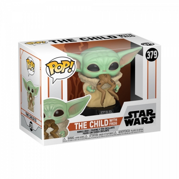 Figurka Funko Pop Star Wars Mandalorian - The Child with Frog (FNK49932)