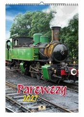 Kalendarz 2027 A3 ścienny - parowozy