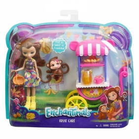 Enchantimals Lalka + Wózek z owocami (FJH11/FCG93)
