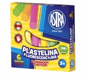 Plastelina Astra fluorescencyjna, 6 kolorów (83811906)