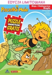 Pszczółka Maja. Maja i dżdżownica Magda + puzzle - Praca zbiorowa