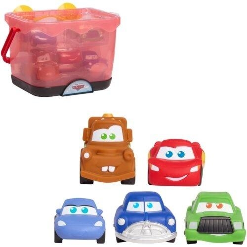 Cars Wiaderko z figurkami do kąpieli