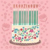 Karnet KW Tort urodzinowy pastel