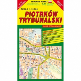 Plan miasta Piotrków Trybunalski - Wydawnictwo Piętka