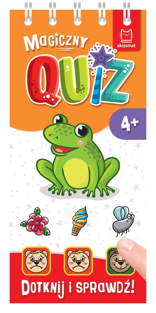 Magiczny quiz z żabką Dotknij i sprawdź