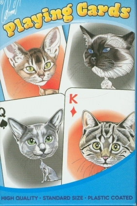Karykatury Kotów - karty do gry (40832)