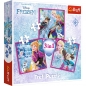 Puzzle 3w1: Kraina Lodu - Zimowa magia (34832)