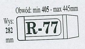 OKŁADKI NA KSIĄŻKI REGULOWANE R77 - IKS /50/