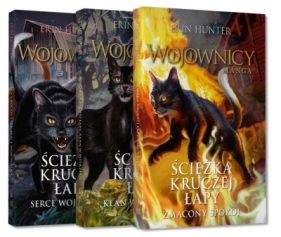 Pakiet: Ścieżka Kruczej Łapy. Cykl Wojownicy. Manga. Tom 8-10 - Erin Hunter