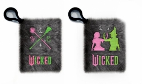 Notes 7x9cm pluszowy z zawieszką Wicked mix