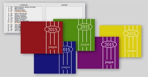 Kalendarz 2015 KL 9 Jaga superminiterminarzyk