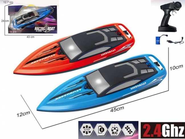 <img src='https://webimage.pl/pics/324/5/d5900898905324.jpg' style='height:440px' /> Łodka R/C Speed Boat 2.4G